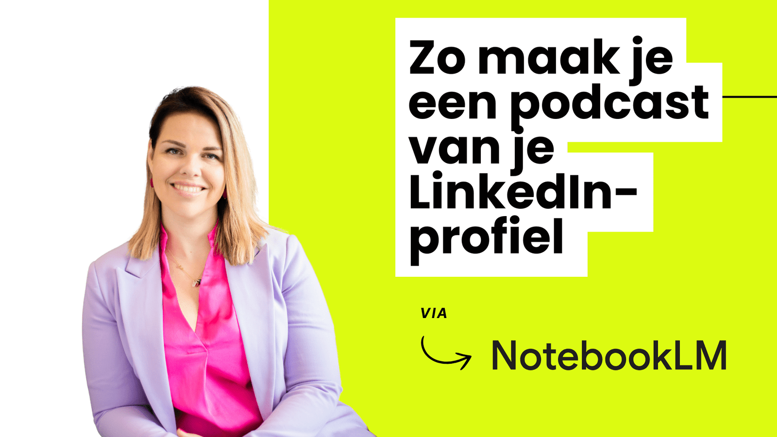 Maak een podcast van je persoonlijke LinkedIn profiel